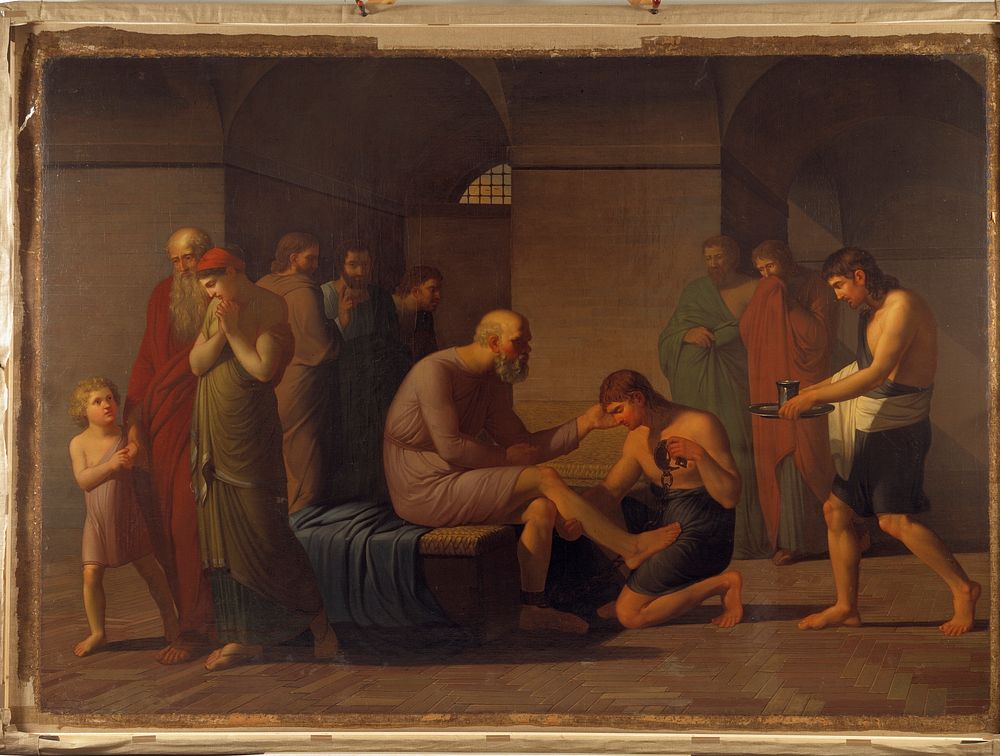 Death of Socrates by C. F. H&oslash;yer