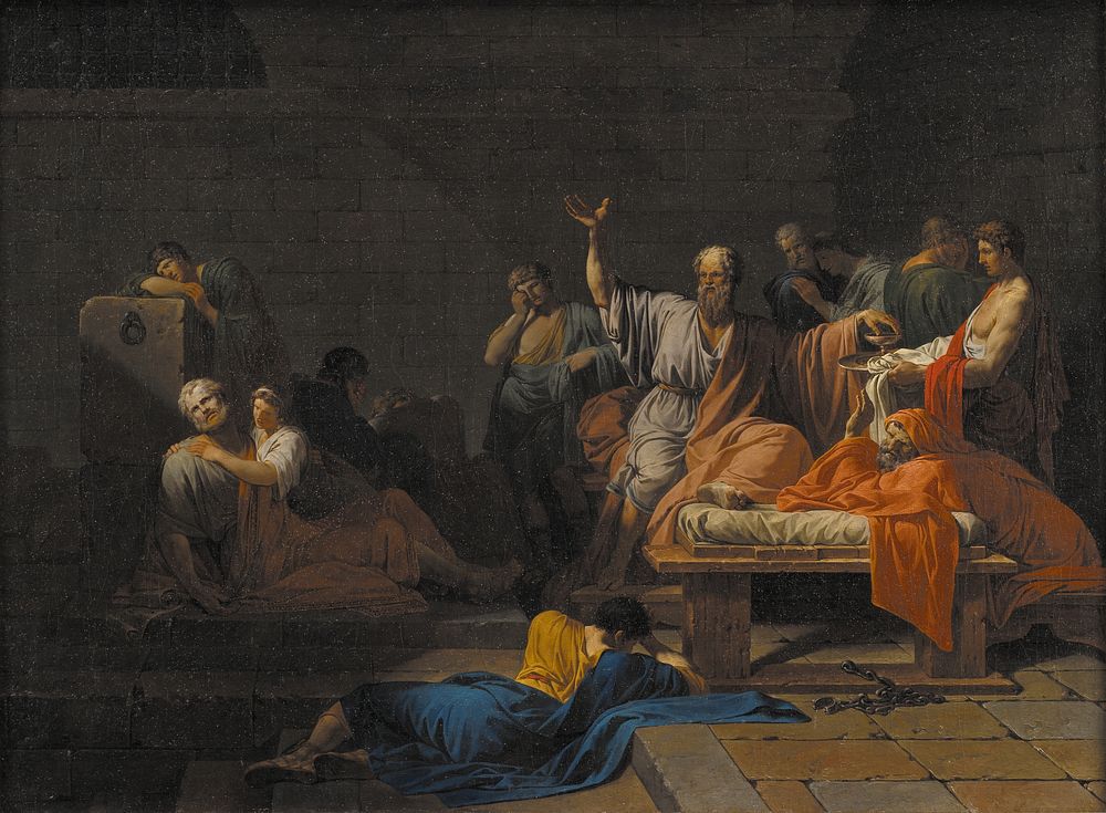 The Death of Socrates by Jean Francois Pierre Peyron