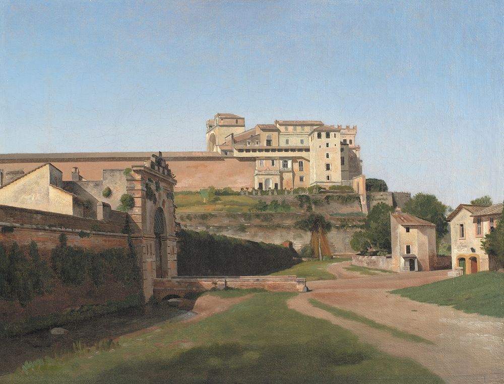 Porta Angelica and Part of the Vatican by C.W. Eckersberg