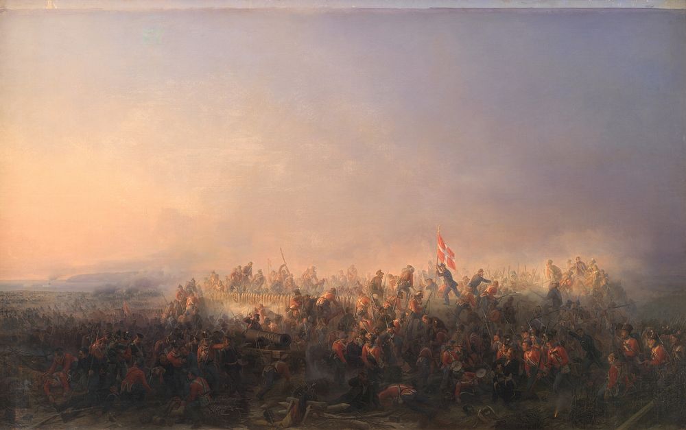 The Battle of Fredericia on 6 July 1849 by Niels Simonsen