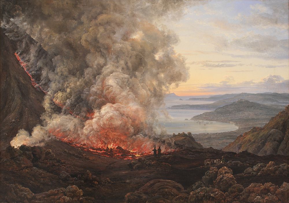 Eruption of the Volcano Vesuvius by Johan Christian Claussen Dahl