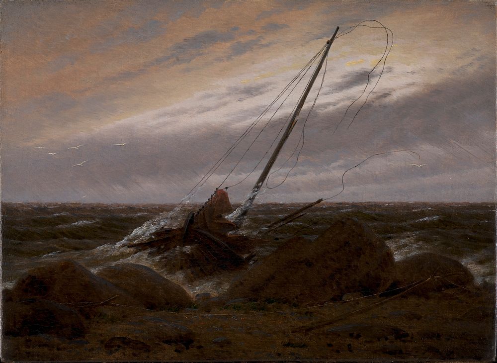 After the storm by Caspar David Friedrich