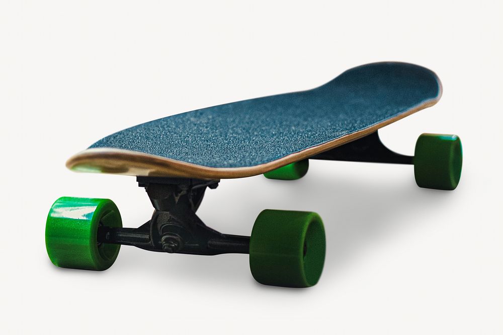 Skateboard isolated, off white design