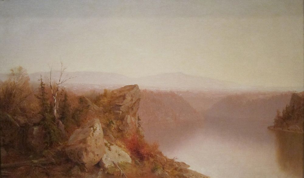 Landscape (1860s-1870s) oil painting by Jervis McEntee.