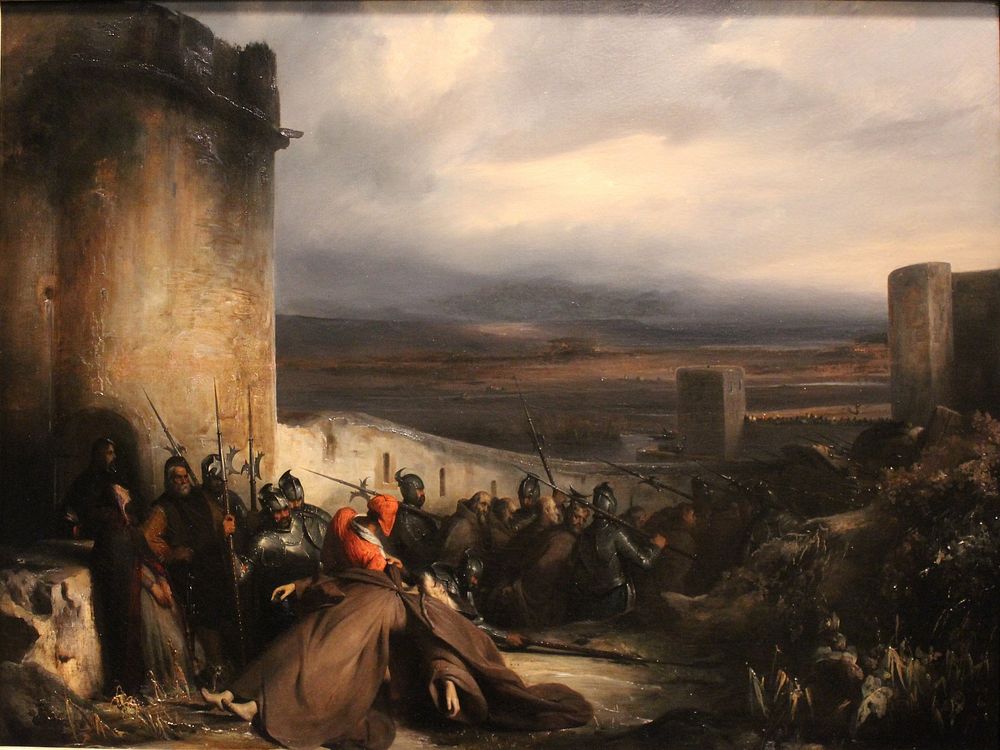 Les Cordeliers. &Eacute;pisode du si&egrave;ge de Metz (1835) by Laurent Charles Mar&eacute;chal