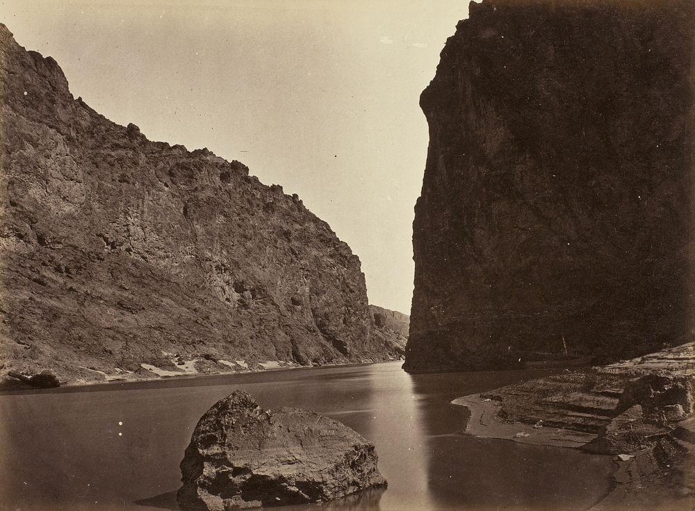 Black Cañon, Colorado River, Looking Below, Near Camp 7 by Timothy O'Sullivan