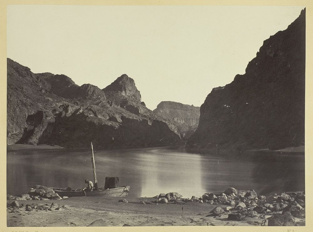 Black Cañon, Colorado River, from Camp 8, Looking Above by Timothy O'Sullivan