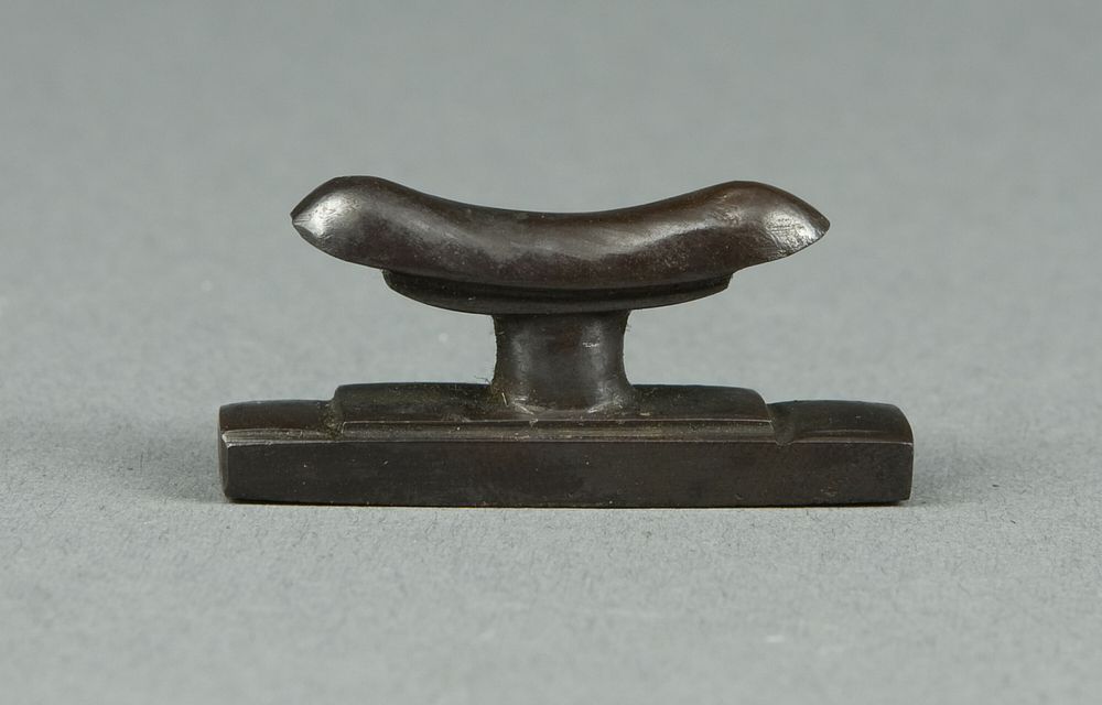 Amulet of a Headrest by Ancient Egyptian