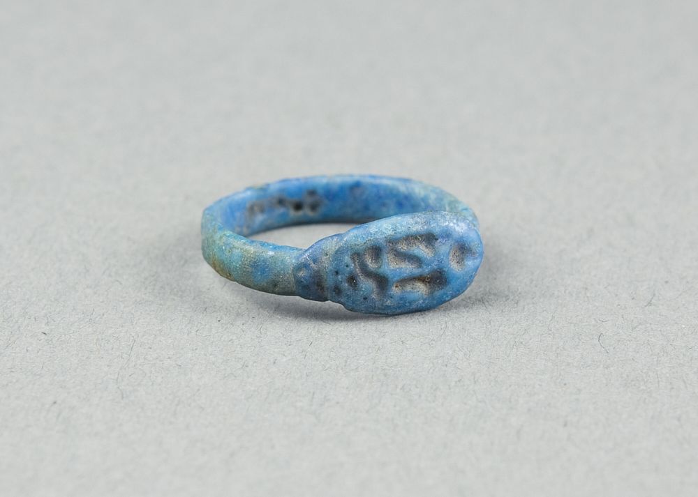 Ring: Usermaatre-Setepenre (Ramesses II) by Ancient Egyptian