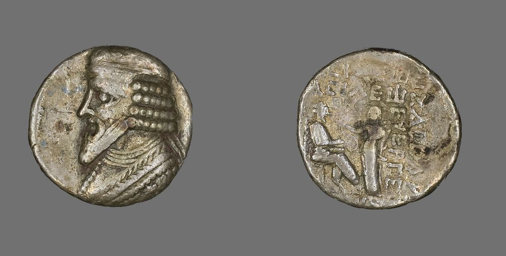 Tetradrachm (Coin) Portraying King Gotarzes