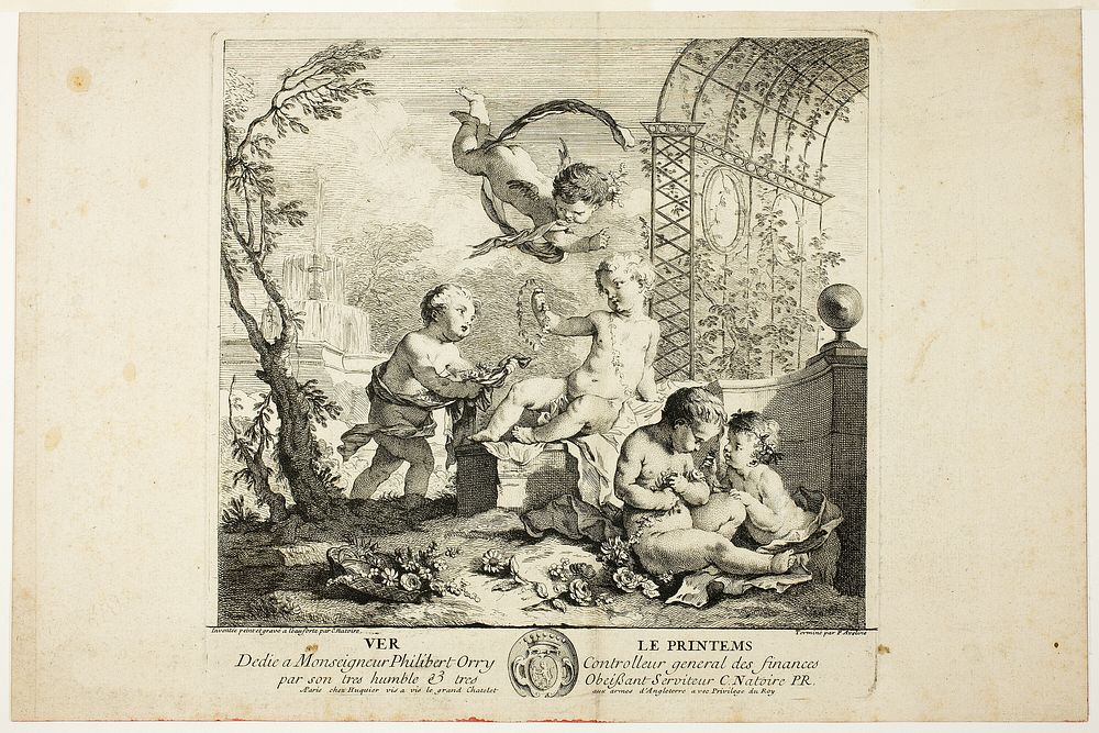 Spring, plate one from Le Quatre Saisons by Charles Joseph Natoire