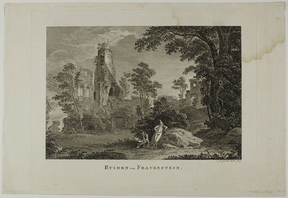 Ruins of Frauenstein by Christian August Günter