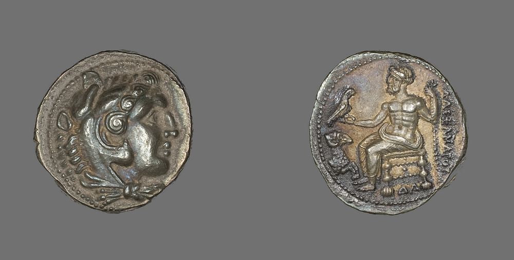 Tetradrachm (Coin) Portraying Alexander the Great by Ancient Greek