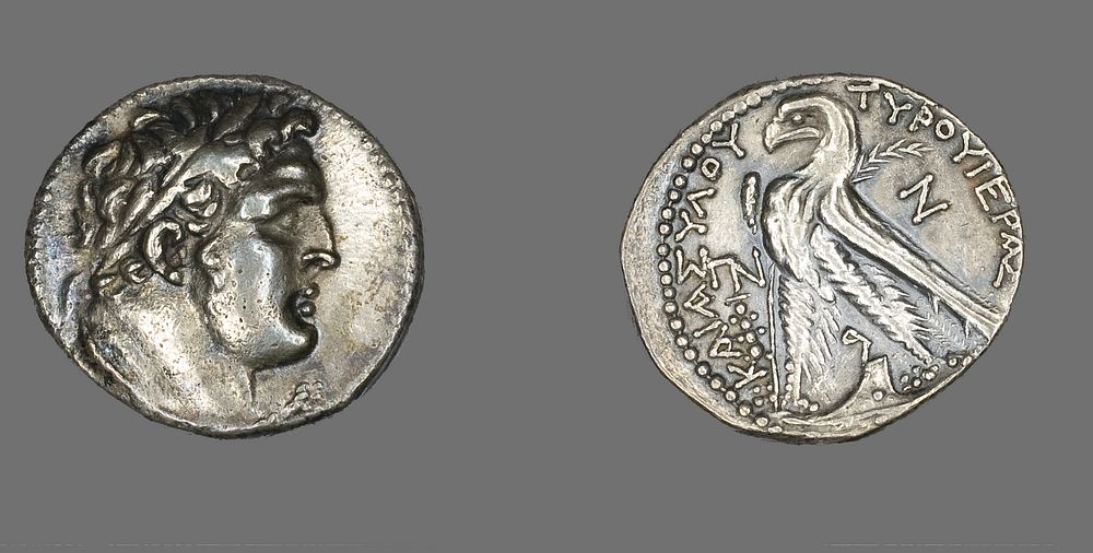 Tetradrachm (Coin) Depicting Head of Herakles by Ancient Greek
