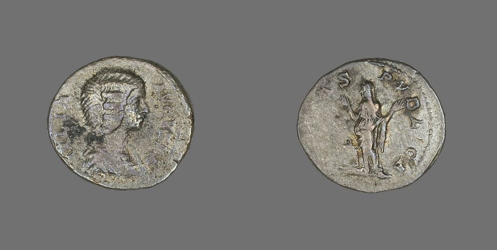 Denarius (Coin) Portraying Empress Julia Domna by Ancient Roman
