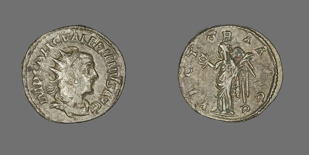 Antoninianus (Coin) Portraying Emperor Valerian by Ancient Roman