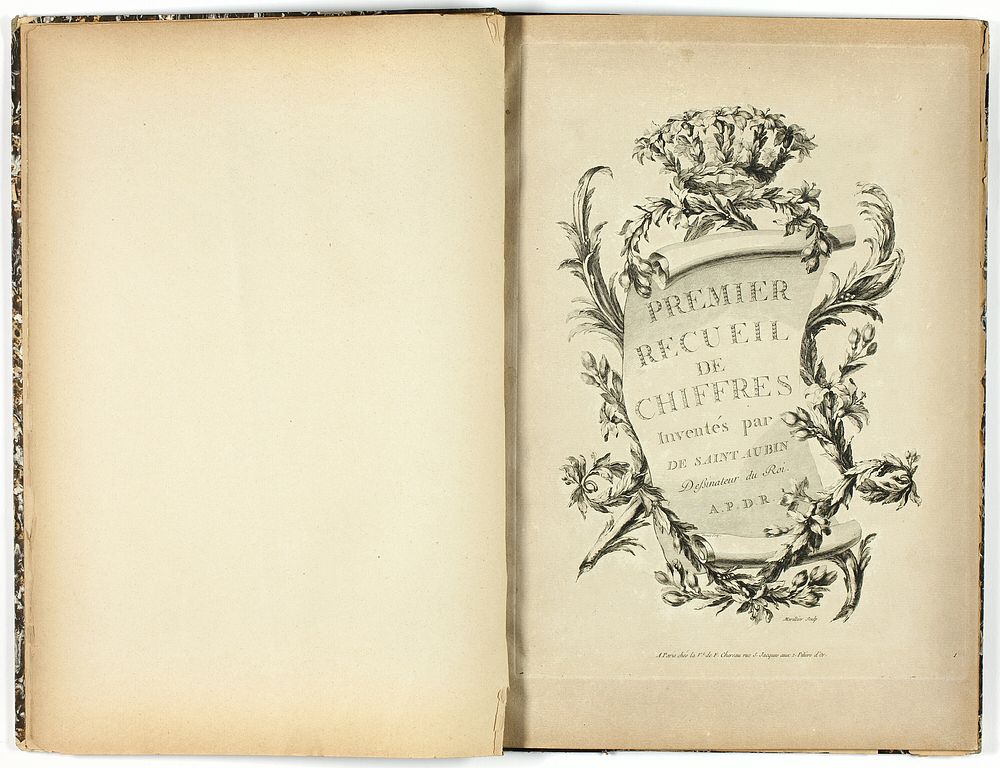 Premier et Deuxième Recueil de Chiffres by Clément Pierre Marillier