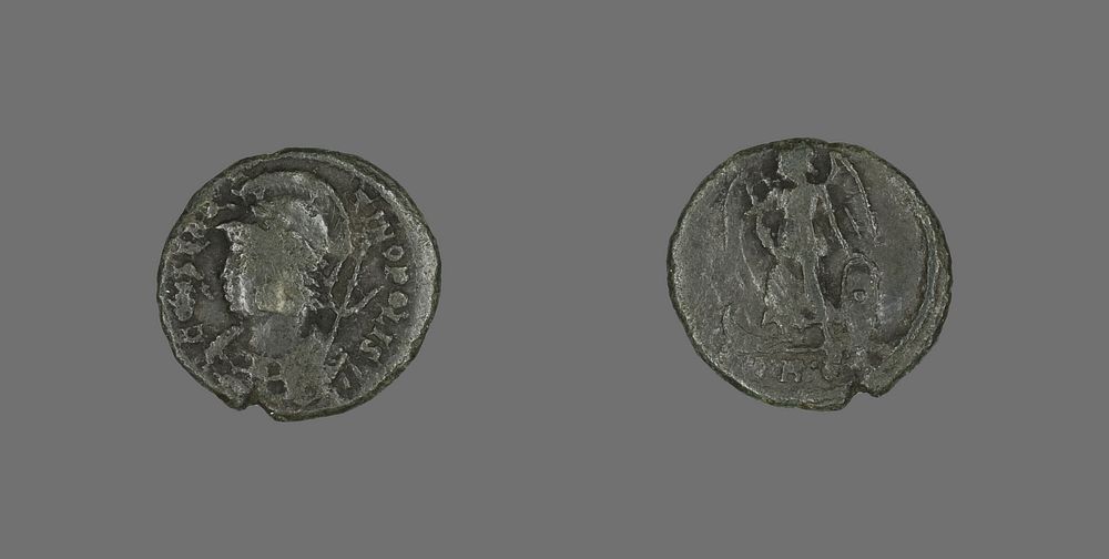 Coin Depicting Constantinople by Ancient Roman