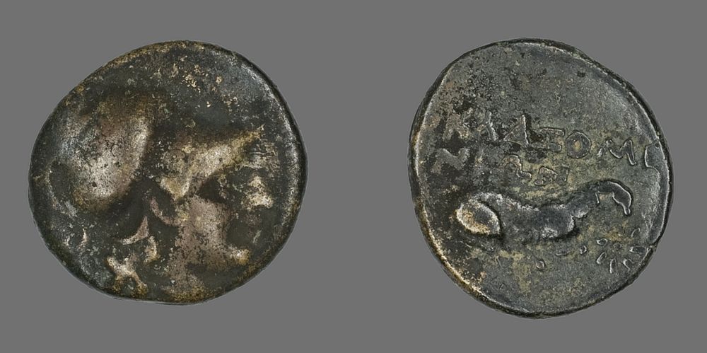 Coin Depicting the Goddess Athena by Ancient Greek