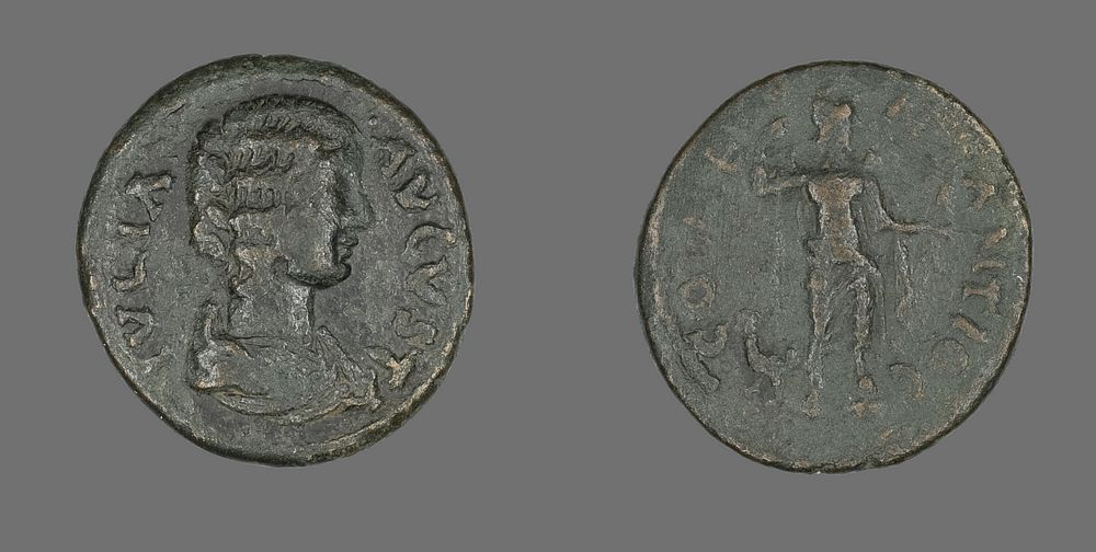 Coin Portraying Julia Domna by Ancient Roman