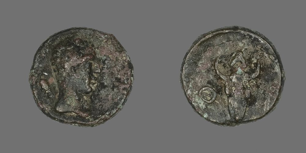 Coin Depicting the Goddess Athena by Ancient Roman