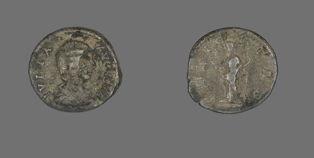 Denarius (Coin) Portraying Julia Domna by Ancient Roman