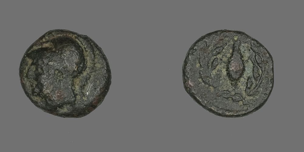 Coin Depicting the Goddess Athena by Ancient Greek
