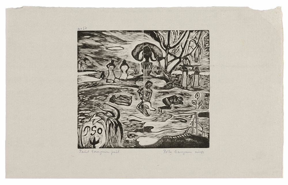 Mahana atua (Day of the God) by Paul Gauguin