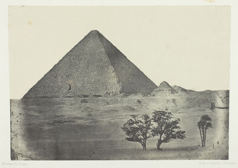 Pyramide de Chéops, Egypte Moyenne by Aimé Rochas