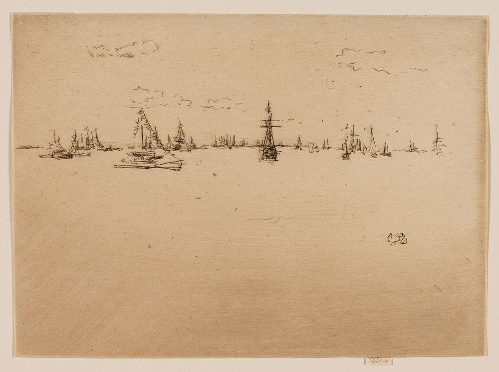 The Turret Ship by James McNeill Whistler