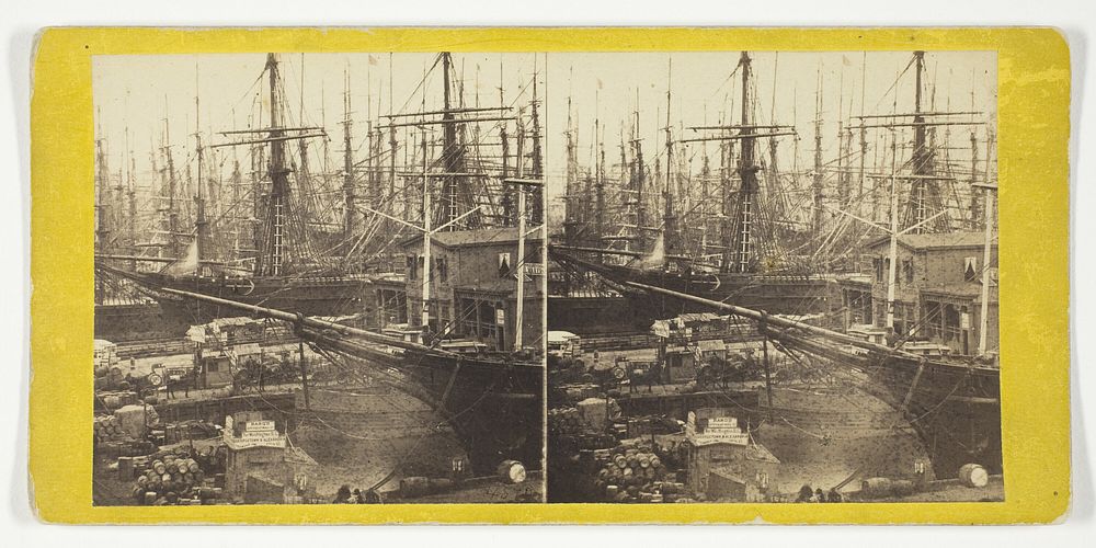 Wall Street Ferry, New York, No. 4579 from the series "Anthony's Stereoscopic Views" by Anthony and Company (Publisher)
