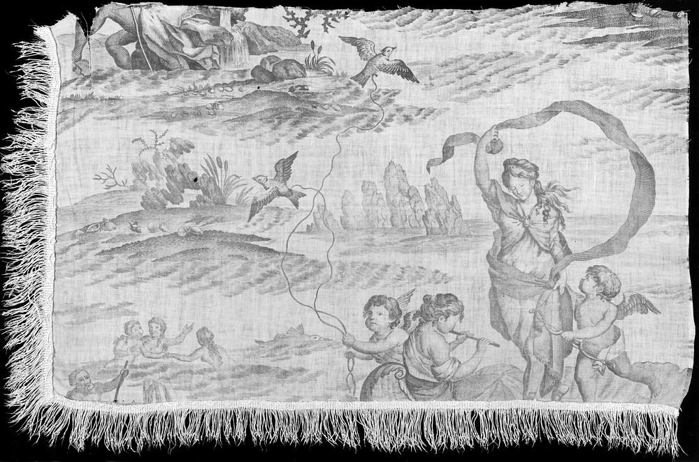 Birth of Venus (Furnishing Fabric) by Charles Joseph Natoire