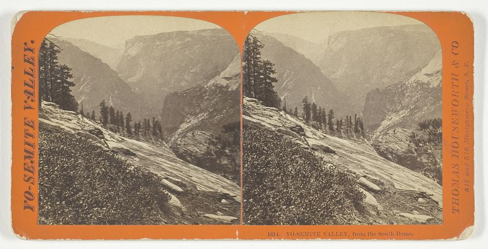 Yo-semite Valley, from the South Dome by Thomas Houseworth