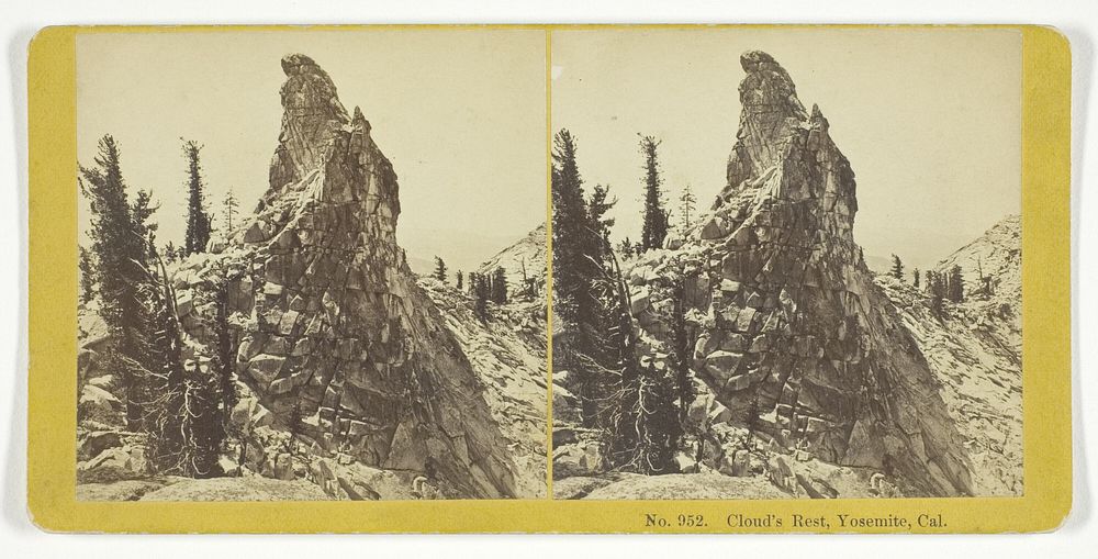 Cloud's Rest, Yosemite, Cal. by Kilburn Brothers