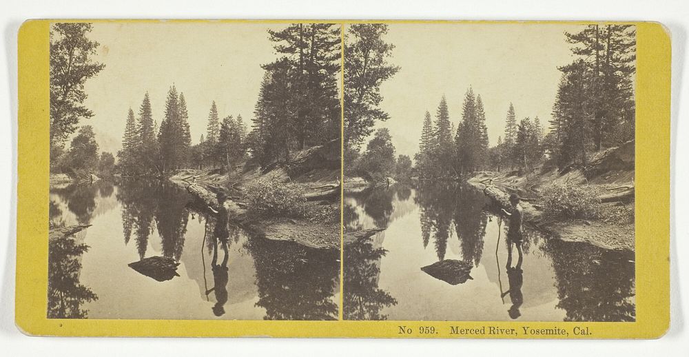 Merced River, Yosemite, Cal. by Kilburn Brothers