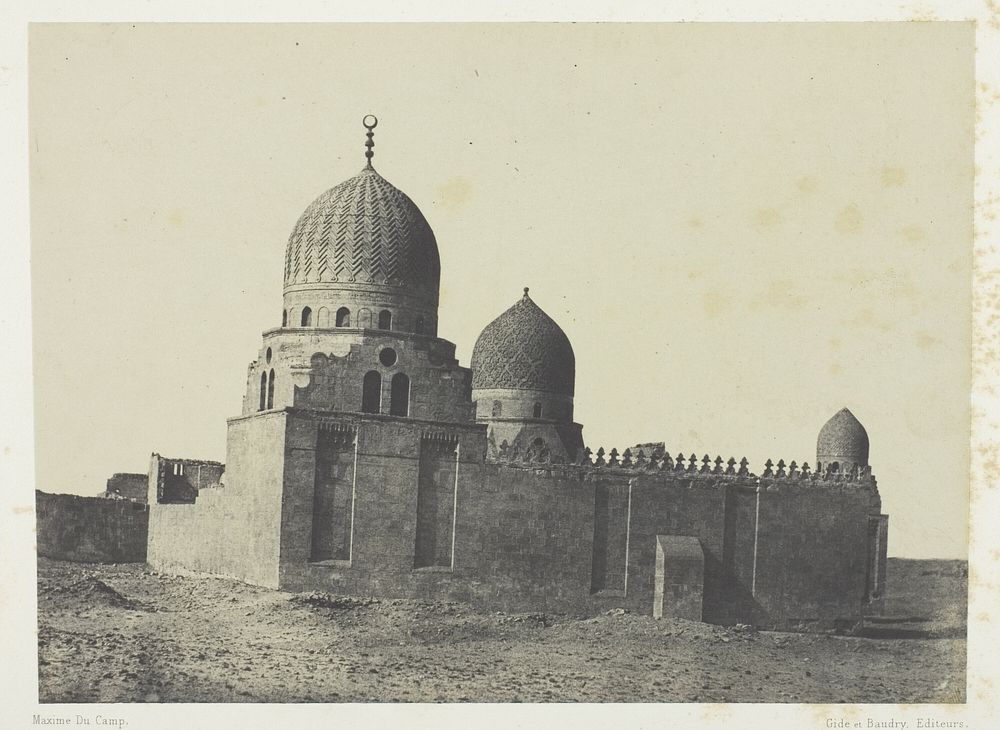 Tombeau de Sultans Mamelouks, Le Kaire by Maxime Du Camp