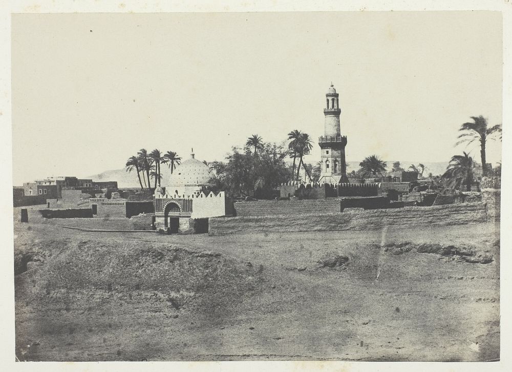 Mosquée d'El-Arif et Tombeau de Mourad-Bey, Haute-Egypte by Maxime Du Camp