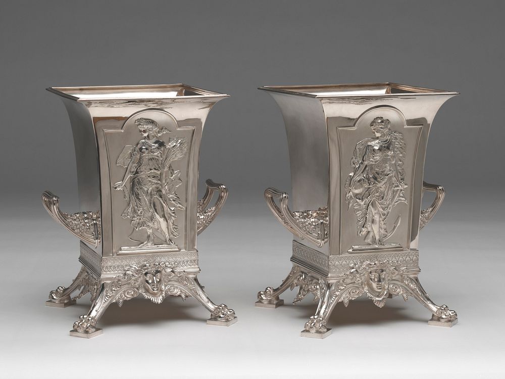 Pair of Wine Coolers by Tiffany and Company (Manufacturer)