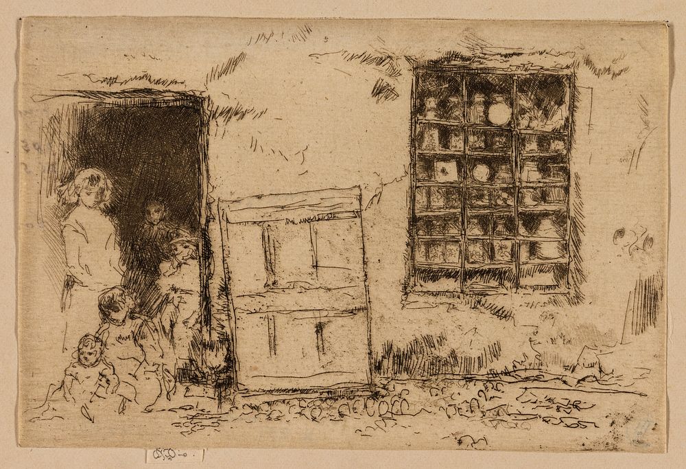 The Village Sweet Shop by James McNeill Whistler