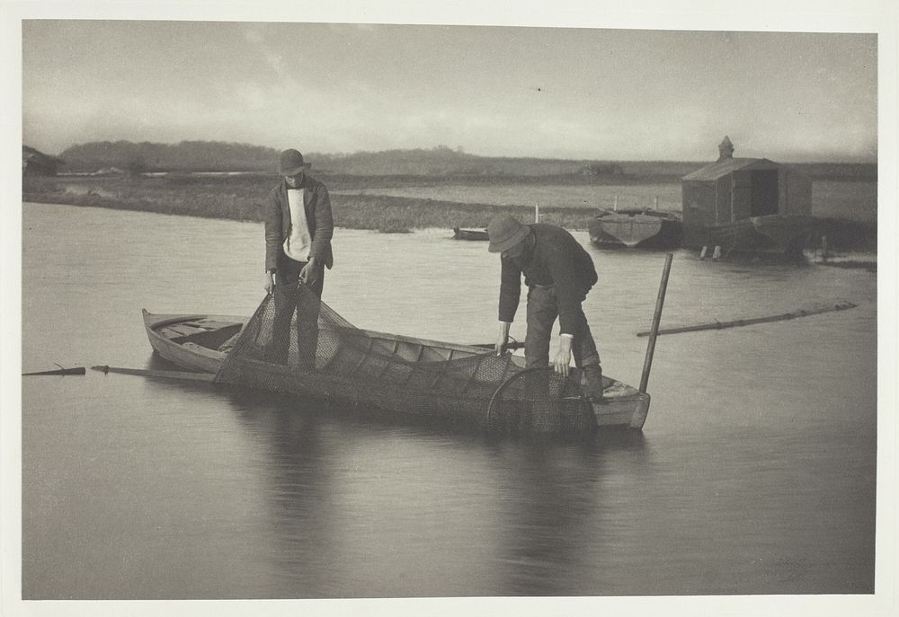 Taking up the Eel-Net by Peter Henry Emerson