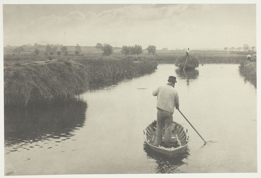 Quanting the Marsh Hay by Peter Henry Emerson