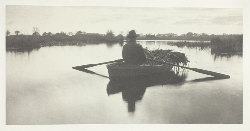 Rowing Home the Schoof-Stuff by Peter Henry Emerson