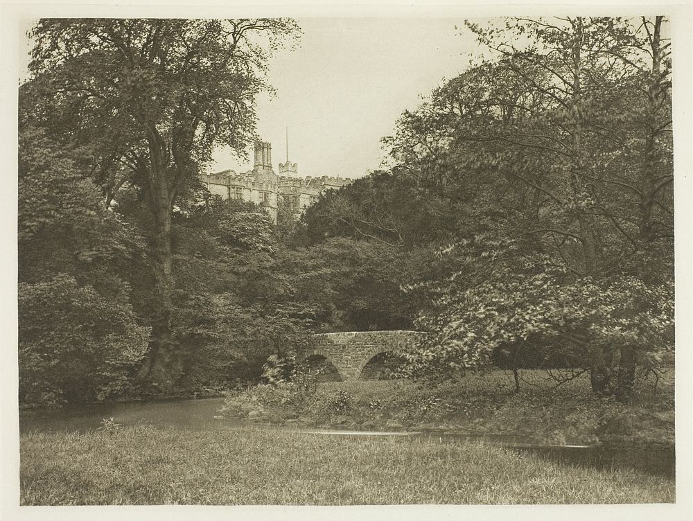 Lady Dorothy's Bridge, Haddon Hall by Peter Henry Emerson