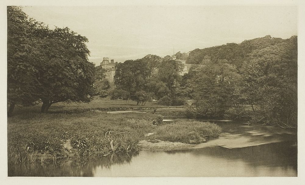 Haddon Hall, From the Meadows by Peter Henry Emerson