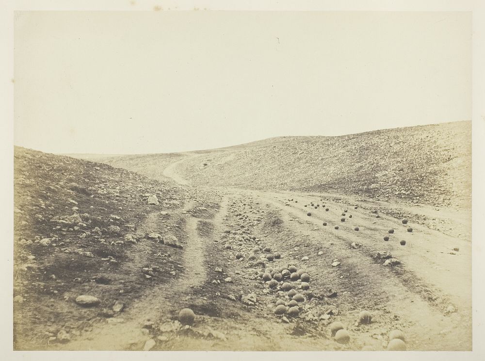 The Valley of the Shadow of Death by Roger Fenton