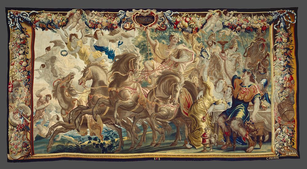 The Triumph of Caesar from The Story of Caesar and Cleopatra by Geraert Peemans (Manufacturer)