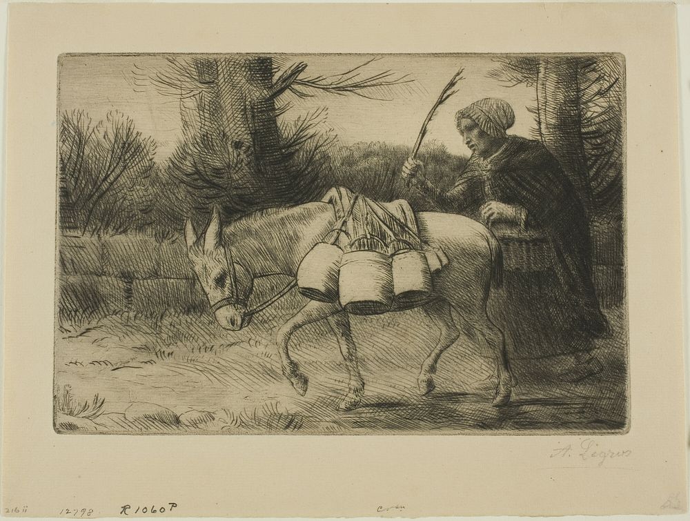 Milkmaid by Alphonse Legros