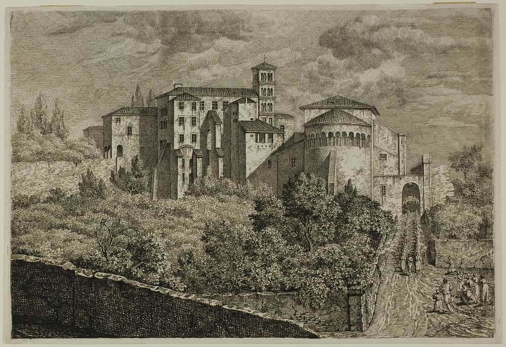Santi Giovanni e Paolo in Rome by Clemens von Zimmermann