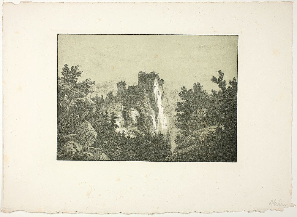Ruins of a Castle by Carl Blechen