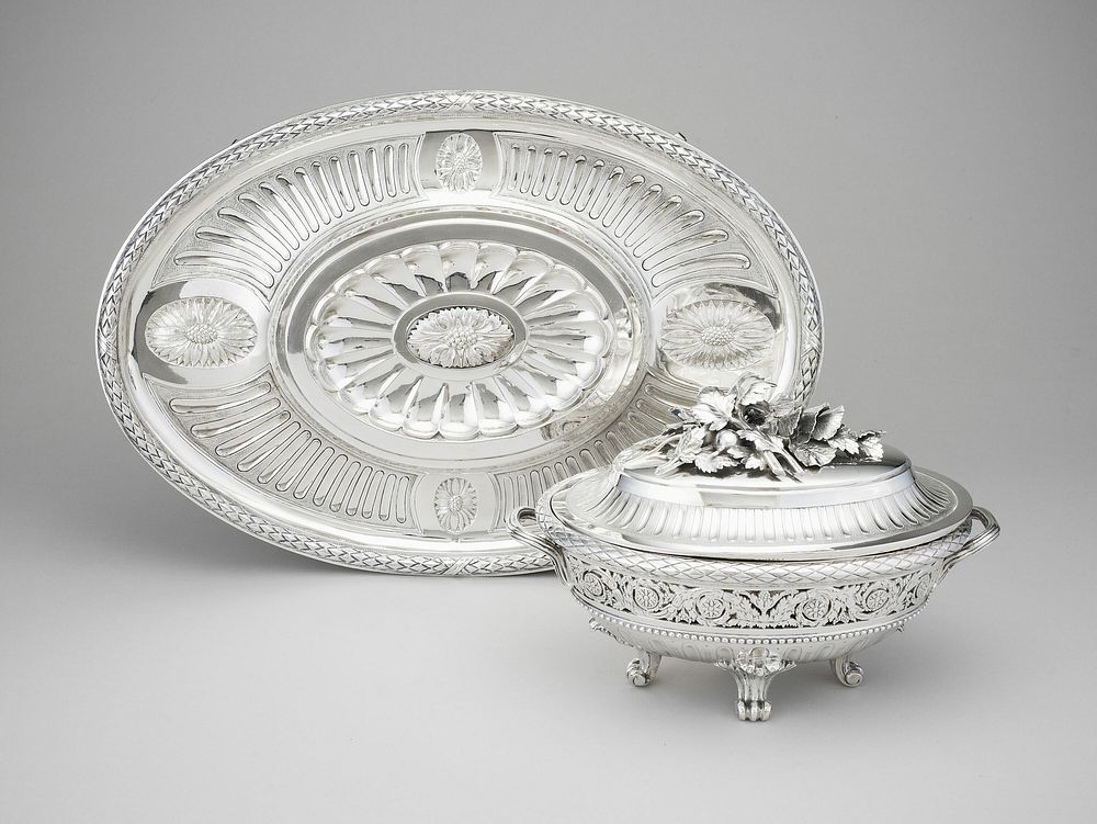 Sauce Tureen, Liner and Stand by Joseph Ignaz Würth